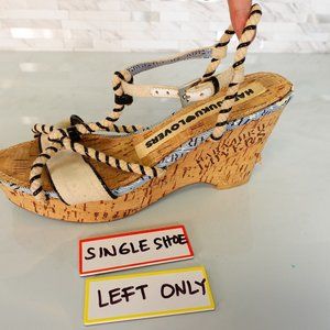 Harajuku Lovers Sandal‎ 6 Wedge Heels SINGLE SHOE Replacement Amputee Left Japan